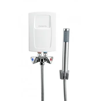 Kospel Prister EPS2P 4.4kW Caurplūdes ūdens sildītājs ar dušu, 230V
