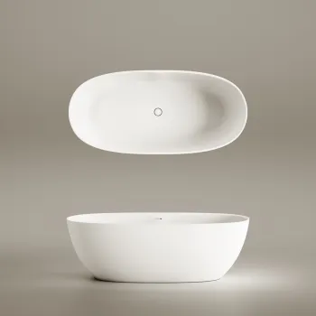 Vanna Paa Bella SilkStone, 1705x800mm balta
