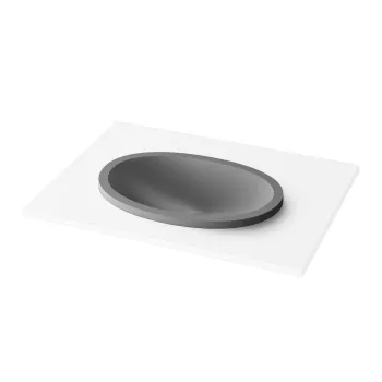 Izlietne PAA OVO IN SilkStone 550x372mm matte grey Izlietne PAA OVO IN SilkStone 550x372mm matte grey