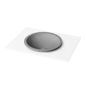 Izlietne PAA ROUND IN SilkStone Ø 440mm matte grey Izlietne PAA ROUND IN SilkStone Ø 440mm matte grey