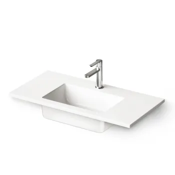 Izlietne PAA LOTO MINI Akmens masas 80x400mm, Balta Izlietne PAA LOTO MINI Akmens masas 80x400mm, Balta