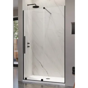 Radaway Bīdāmas dušas durvis FURO Black DWJ 100 L/R