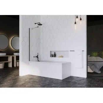 Radaway Vannas sieniņa IDEA Black PNJ II 80 cm OUTLET