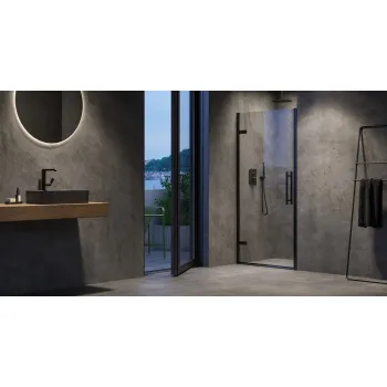 RAVAK COOL Dušas durvis COSD1 80 cm, melns