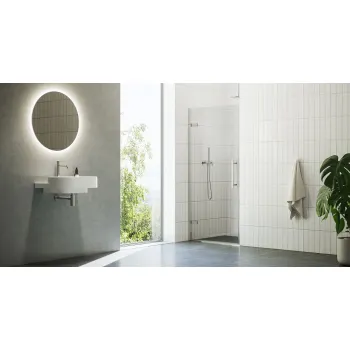 RAVAK COOL Dušas durvis COSD1 80 cm, hroms