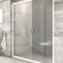 RAVAK Blix Bīdāmas dušas durvis BLDP4 120cm, balts/matēts