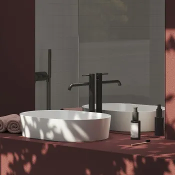 RAVAK Paaugstināts izlietnes jaucējkrāns ESPIRIT ES 015.20GB, matēts grafīts