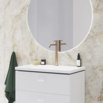 RAVAK Paaugstināts izlietnes jaucējkrāns ESPIRIT ES 015.60RGB, matēts rozā zelts