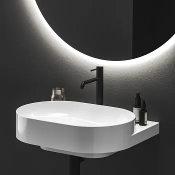 RAVAK Paaugstināts izlietnes jaucējkrāns ESPIRIT ES 014.20BLM, melns matēts