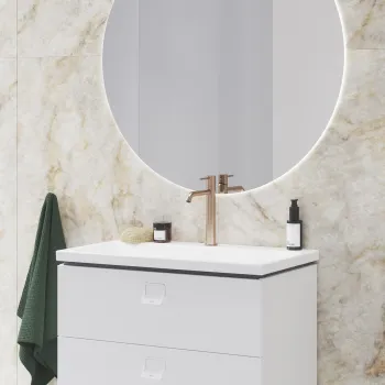 RAVAK Paaugstināts izlietnes jaucējkrāns ESPIRIT ES 014.60RGB, matēts rozā zelts