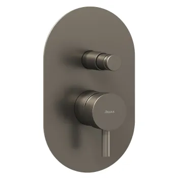 RAVAK ESPIRIT Iebūvējamais vannas/dušas jaucējkrāns ES 061.20GB O2, matēts grafīts