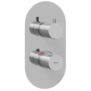 Ravak Espirit Termostata vannas/dušas jaucējkrāna virsapmetuma daĮa ES 063.00CR.O2RB07C, hroms