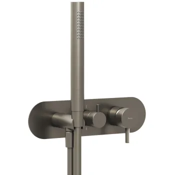 Ravak Espirit Vannas/dušas jaucējkrāna virsapmetuma daĮa ES 065.20GB.O2RB07D, matēts grafīts