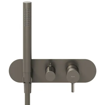 Ravak Espirit Vannas/dušas jaucējkrāna virsapmetuma daĮa ES 065.20GB.O2RB07D, matēts grafīts