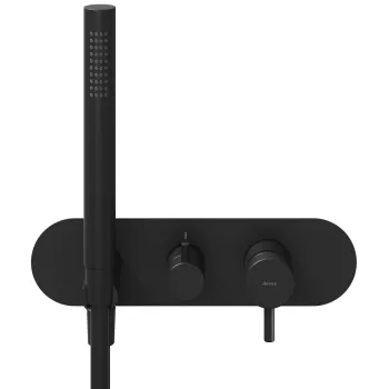 Vannas / Dušas maisītājs Ravak Espirit  iebūvējams ES 065.20BLM.O2RB07D, melns matēts