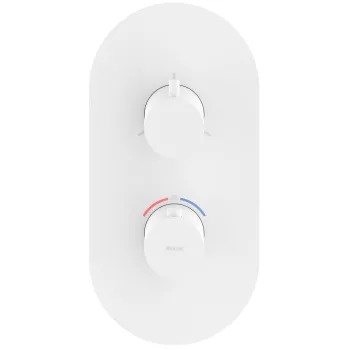 Ravak Espirit Termostata vannas/dušas jaucējkrāna virsapmetuma daĮa ES 067.10WV.O3RB07C, balts matēts