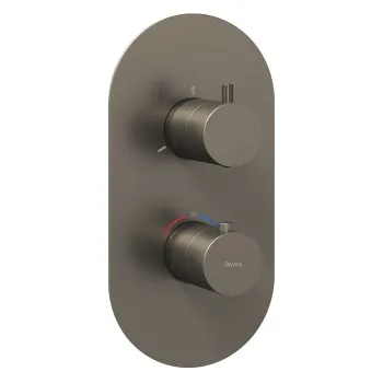 Ravak Espirit Termostata vannas/dušas jaucējkrāna virsapmetuma daĮa ES 067.20GB.O3RB07C, matēts grafīts