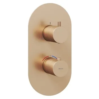 Ravak Espirit Termostata vannas/dušas jaucējkrāna virsapmetuma daĮa ES 067.60RGB.O3RB07C, rozā zelts