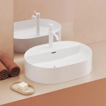 RAVAK ESPIRIT ES 012.10WV Izlietnes jaucējkrāns, balts matēts