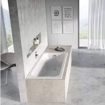 RAVAK Vanna CHROME SLIM 150x70, Akrila, Balta C721300000