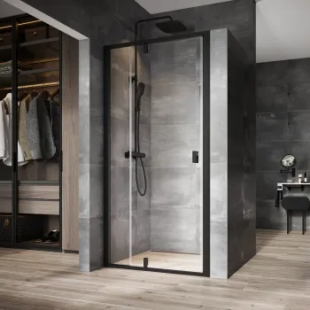 RAVAK NEXTY Dušas durvis NDOP2 100 cm, melns/melns