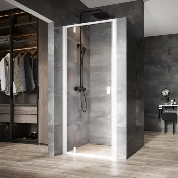 RAVAK NEXTY Dušas durvis NDOP1 80 cm, balts/balts