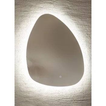 Stikla Serviss Spogulis ar LED apgaismojumu NAIRA 50x70cm