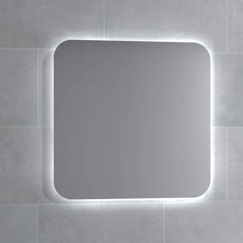 Stikla Serviss Spogulis ar LED apgaismojumu YASMIN 80x120cm
