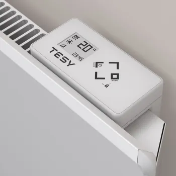 Elektriskais radiators Tesy FineEco Cloud AirSafe, WiFi, 1000W, balts
