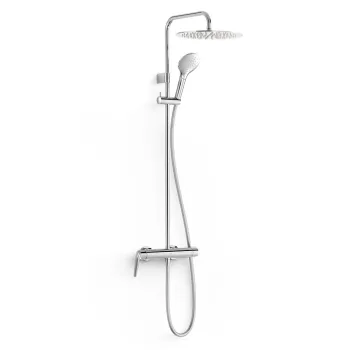 Dušas sistēma TRES FUJI ar stacionāro un rokas dušu, hroms 28119101