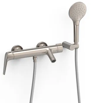 TRES FUJI Vannas/dušas jaucējkrāns ar dušas komplektu, tērauds 28117001AC