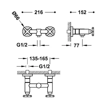 TRES MONT BLANC Dušas jaucējkrāns ar dušas komplektu, matēts rozā zelts 28316301OPM