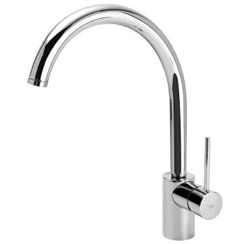 TRES Virtuves jaucējkrāns ar krānu dzeramajam ūdenim, hroms