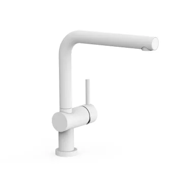 TRES Virtuves izlietnes jaucējkrāns, balts 030336BM