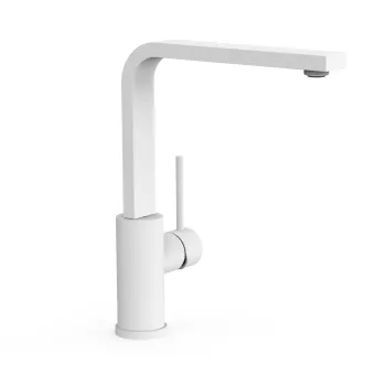 TRES Virtuves izlietnes jaucējkrāns, balts 062435BM