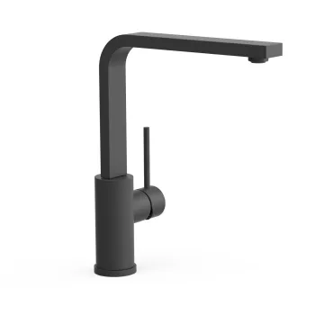 TRES Virtuves izlietnes jaucējkrāns, melns 062435NM