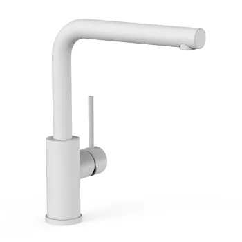 MAX-TRES Virtuves izlietnes jaucējkrāns, balts 06243601BM