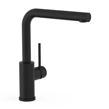 MAX-TRES Virtuves izlietnes jaucējkrāns, melns 06243601NM