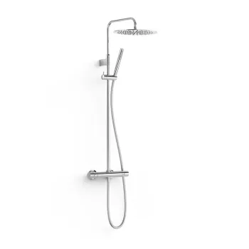 Dušas sistēma TRES OVER WALL Termostata ar stacionāro un rokas dušu, 19039302