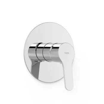 BASE-TRES Zemapmetuma dušas jaucējkrāna dekoratīvā daļa, hroms 21527810