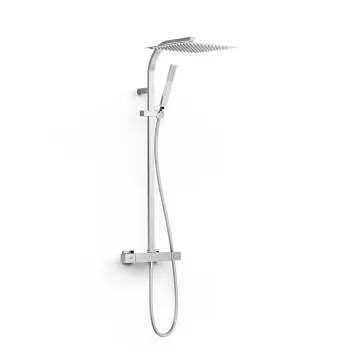 Dušas sistēma SLIM-TRES ar termostatu un stacionāro dušu, 19039306