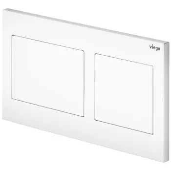 Viega Visign for Style 21 Divrežīmu noskalošanas taustiņš Prevista, balts 773250 Viega Visign for Style 21 Divrežīmu noskalošanas taustiņš Prevista, balts 773250