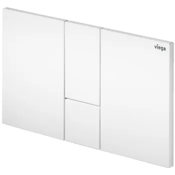 Viega Visign for Style 24 Divrežīmu noskalošanas taustiņš Prevista, balts 773281 Viega Visign for Style 24 Divrežīmu noskalošanas taustiņš Prevista, balts 773281