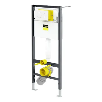 VIEGA WC  Montāžas rāmis Prevista Dry ar Visign for Life baltu pogu VIEGA WC  Montāžas rāmis Prevista Dry ar Visign for Life baltu pogu