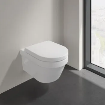 Villeroy&Boch Architectura Rimless Piekaramais WC ar SC vāku, 5684HR01