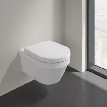 Piekaramais tualetes pods Villeroy&Boch Architectura komplekts, ar DirectFlush, balts