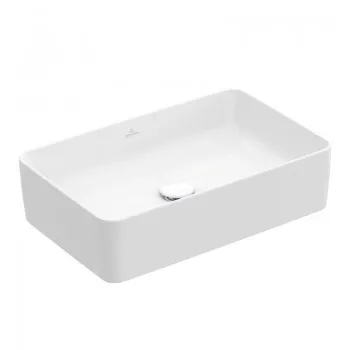 Раковина Villeroy & Boch Collaro, 560x360 мм, полированное дно, без перелива, TitanCeram белый