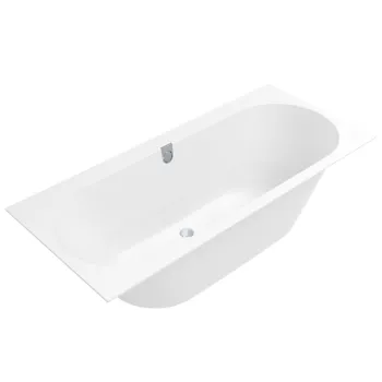 Vanna Villeroy & Boch Oberon 2.0 Duo, 1800x800 mm, ar kājām un sifonu, balta Quaryl®