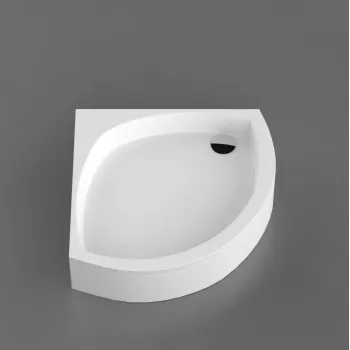 Vispool Dušas kabīnes pusapaļš paliktnis C-90, 900x900