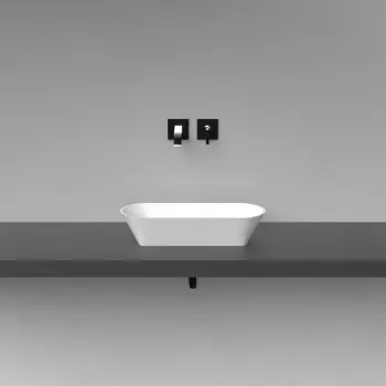 Vispool Akmens masas izlietne P 3 55x25 cm, balta